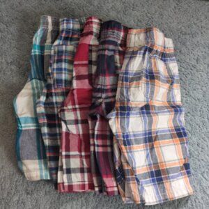 5 shorts pants - 4x Gymboree boys size 10 plaid shorts and 1 x Crazy 8